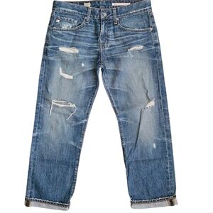 📌2 ADRIANO GOLDSCHMIED EX BOYFRIEND CROP JEANS SIZE 27R